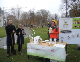 blumenpflanzaktion veggie mensa berlin c stiftung